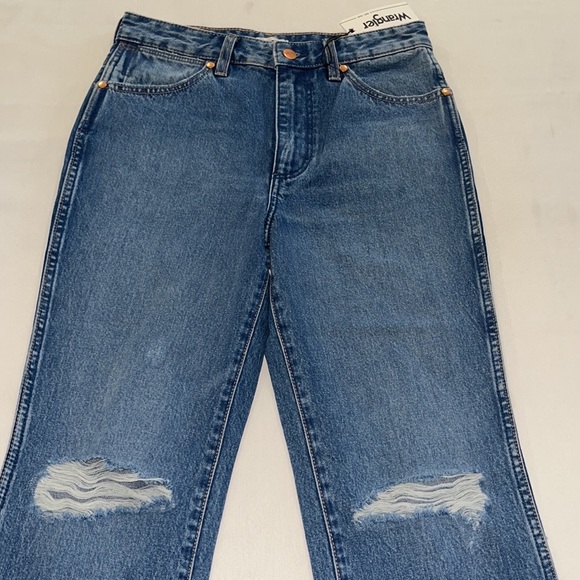 WRANGLER WILD WEST 603 HIGH RISE STRAIGHT JEANS Sz 27 - Picture 4 of 11